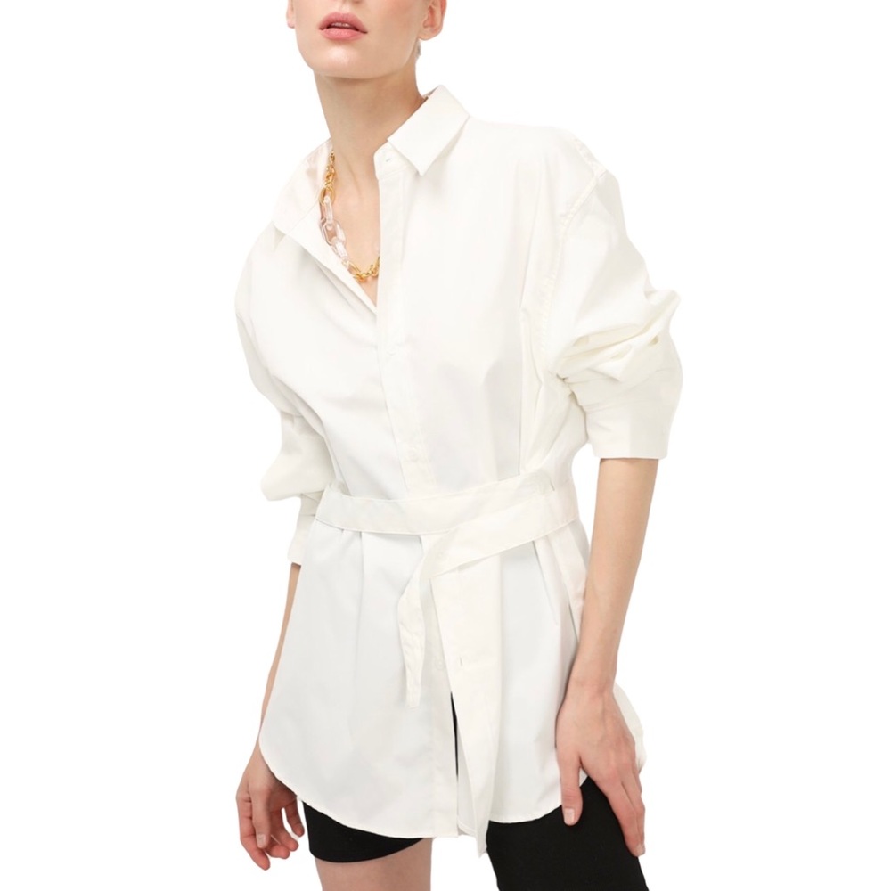 Storets Belt Button Down Shirt